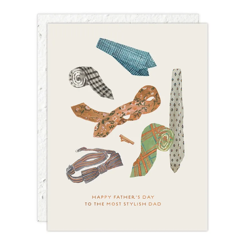 Dad's Ties Father's Day Card