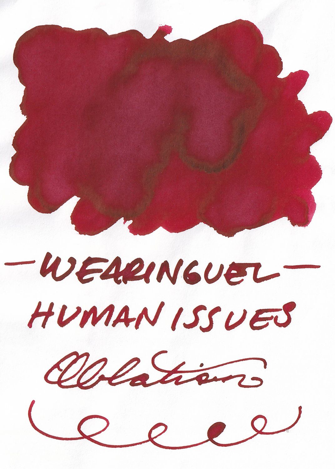 Wearingeul Human Issues Bottled Ink (30ml)
