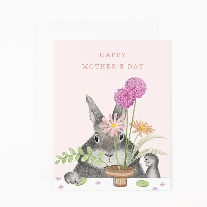 Mother's Day Bunny Flower Arrangement