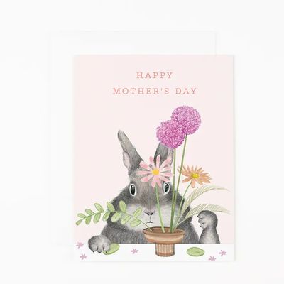 Mother's Day Bunny Flower Arrangement