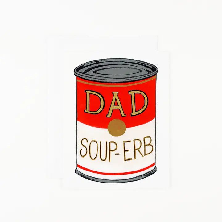 Dad Soup-erb Card