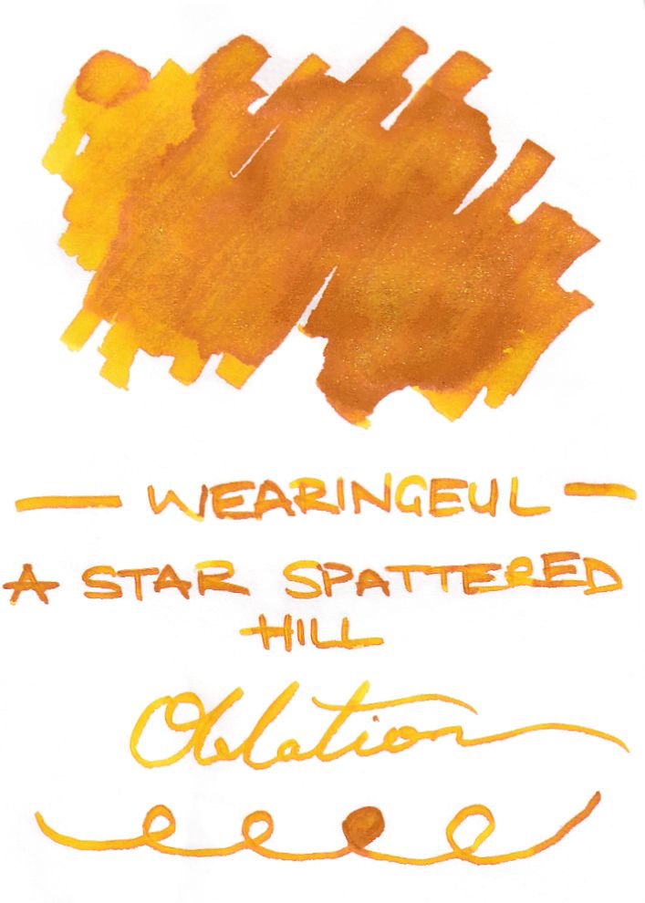 Wearingeul A Star Spattered Hill Bottled Ink (30ml)