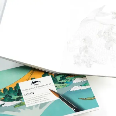 Pepin Press Japan Watercolour Postcard Book