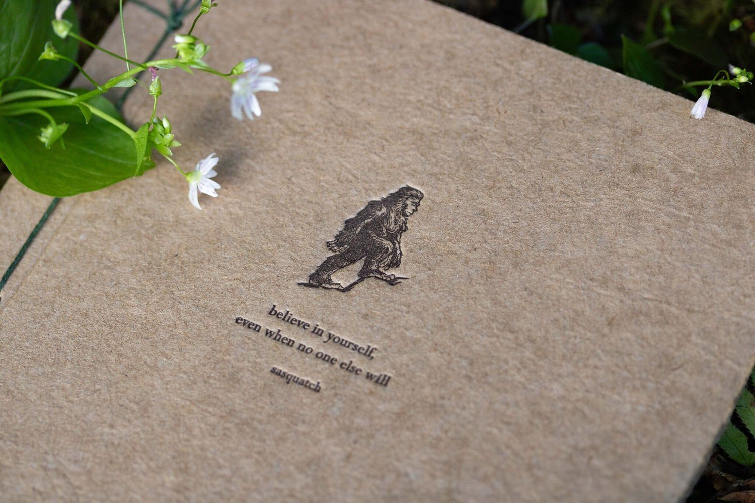 Oblation Handmade Paper Journal - Sasquatch