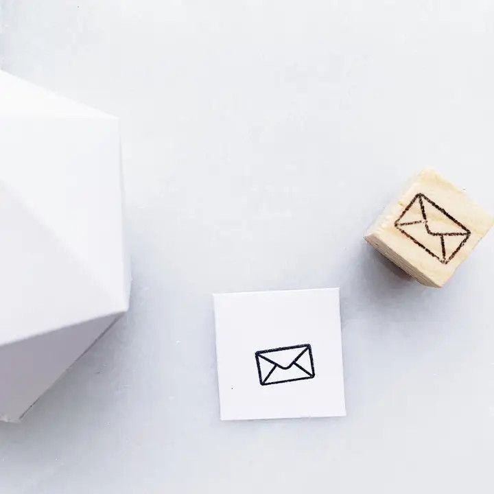 Envelope Rubber Stamp