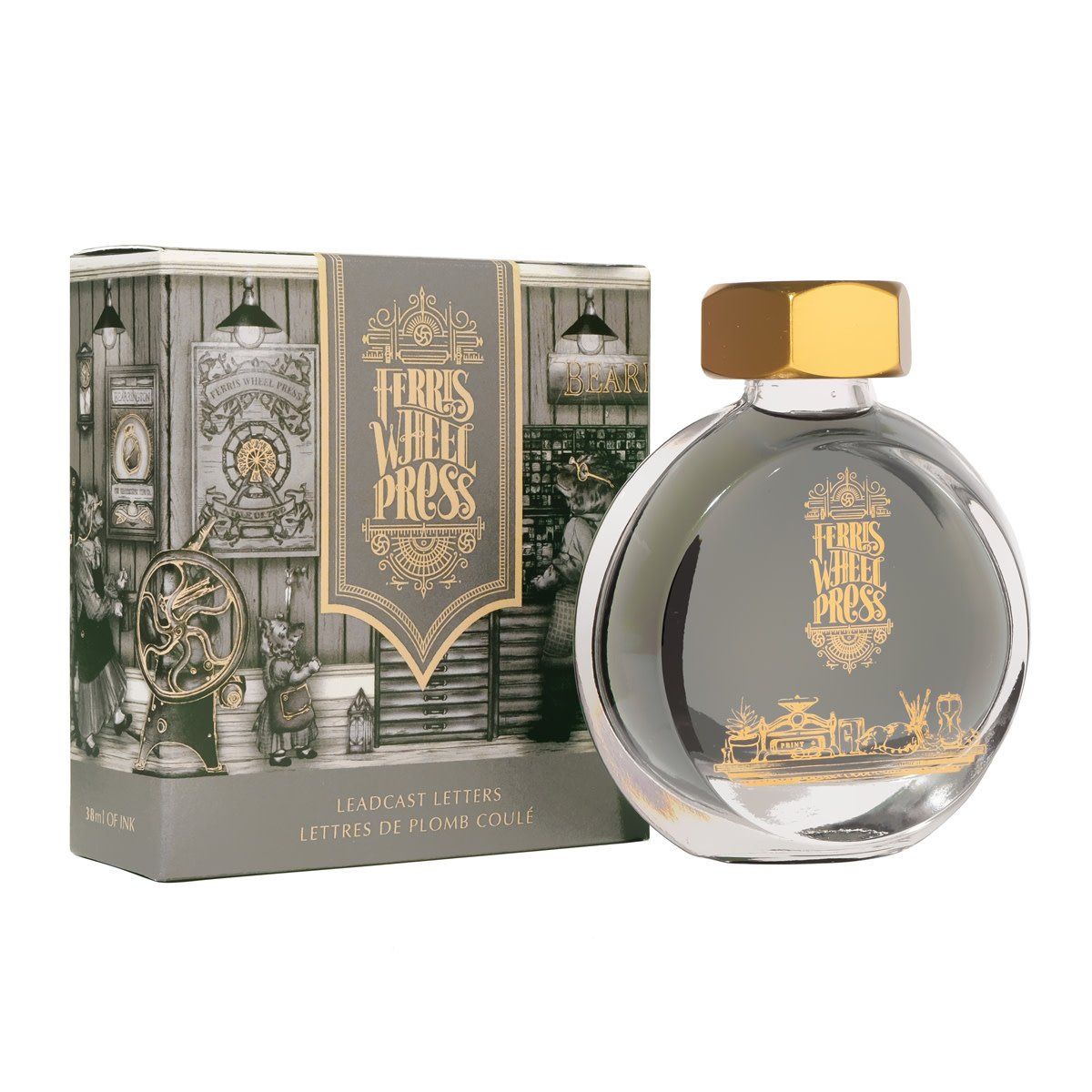 Ferris Wheel Press Leadcast Letters Ink (38ml)