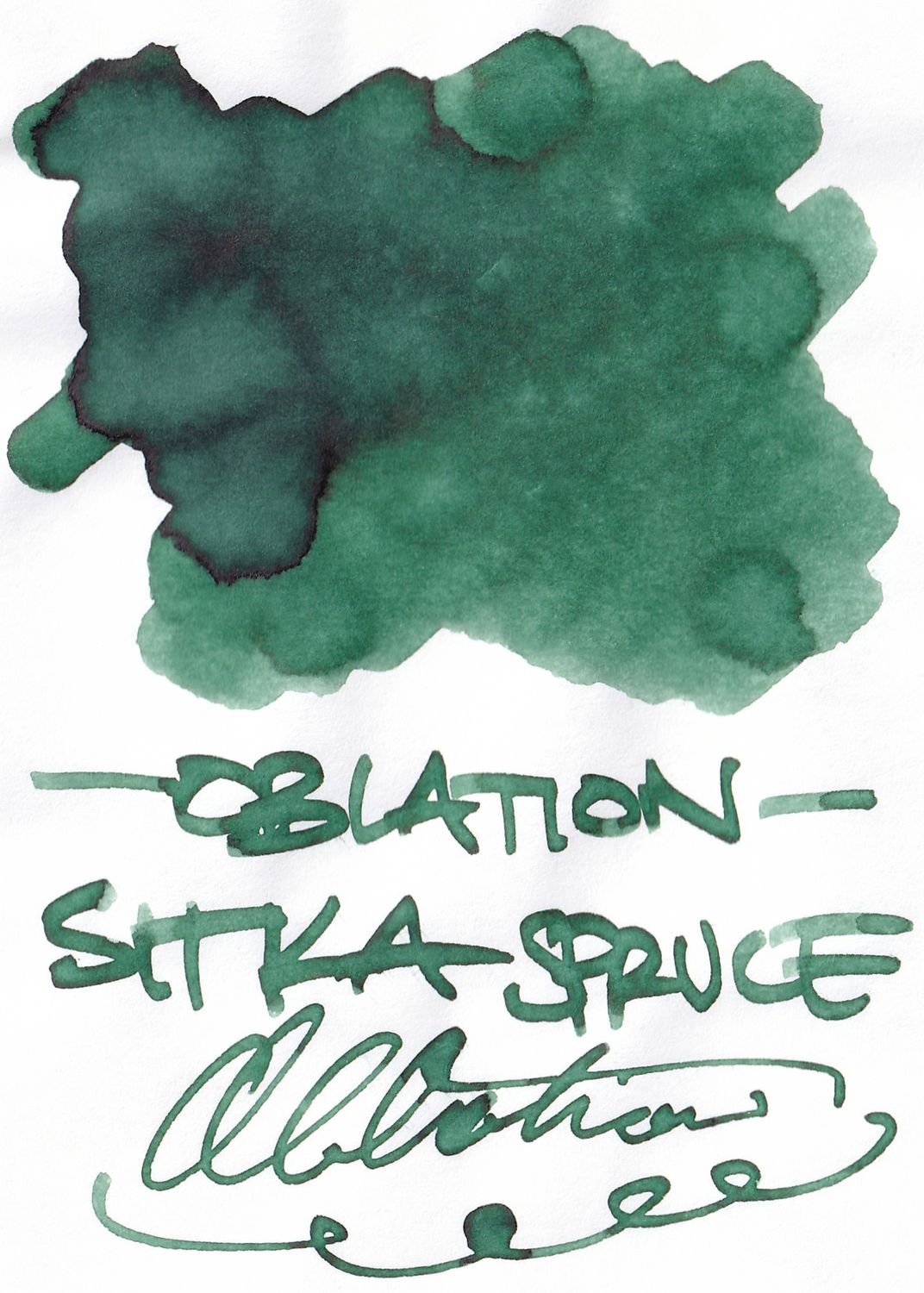Oblation Sitka Spruce Fountain Pen Ink (30ml)