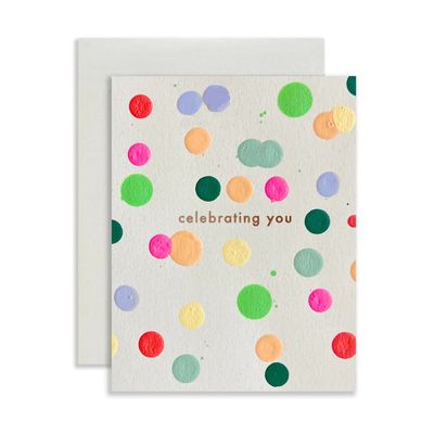 Celebrating You Dot Card