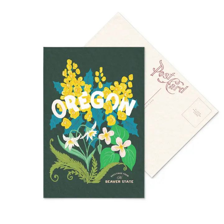 Oregon State Wildflower Postcard