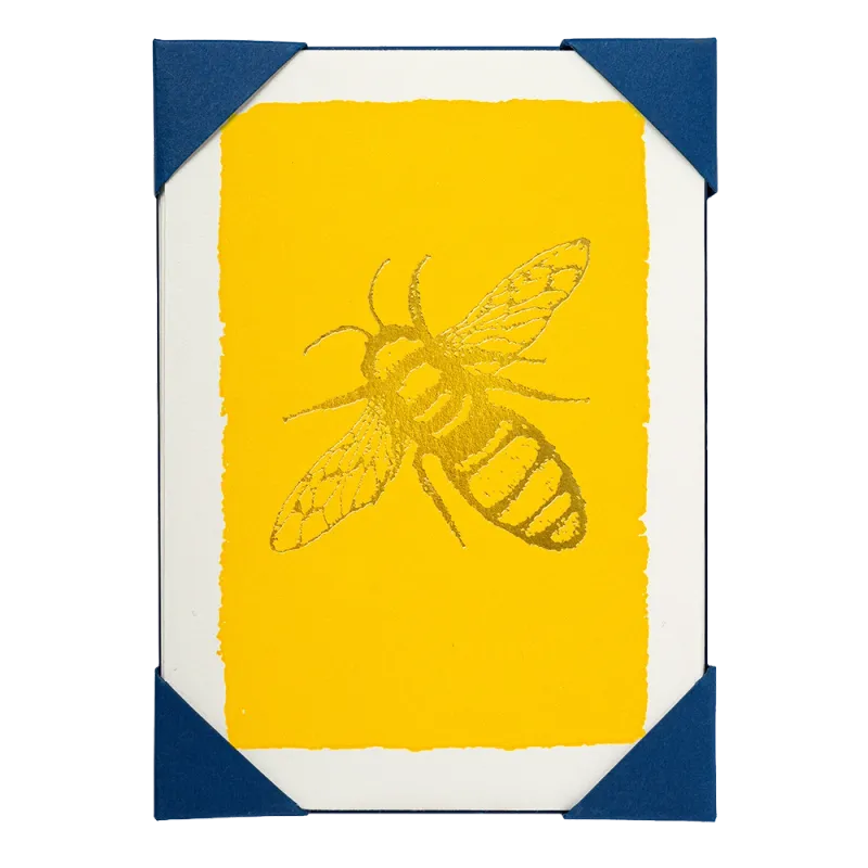 Gold Foil Bee Notelets (box of 5)