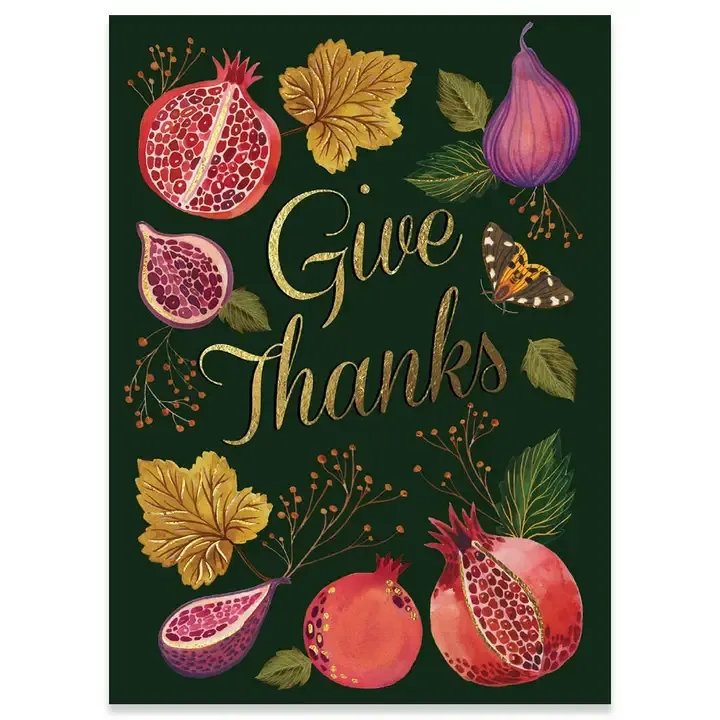 Give Thanks Thanksgiving Card
