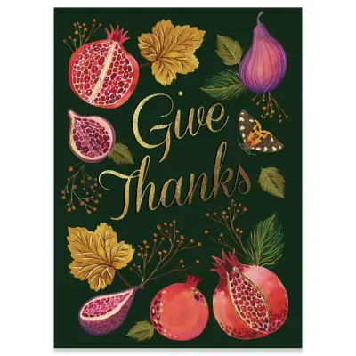 Give Thanks Thanksgiving Card