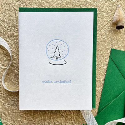 Winter Wonderland Letterpress Cards (box of 6)