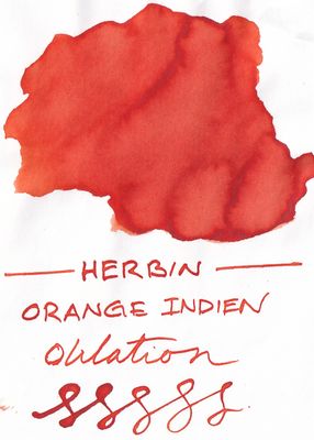 J. Herbin Orange Indien Bottled Ink (30ml)