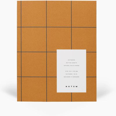 NOTEM Uma Ochre Notebook Dotted