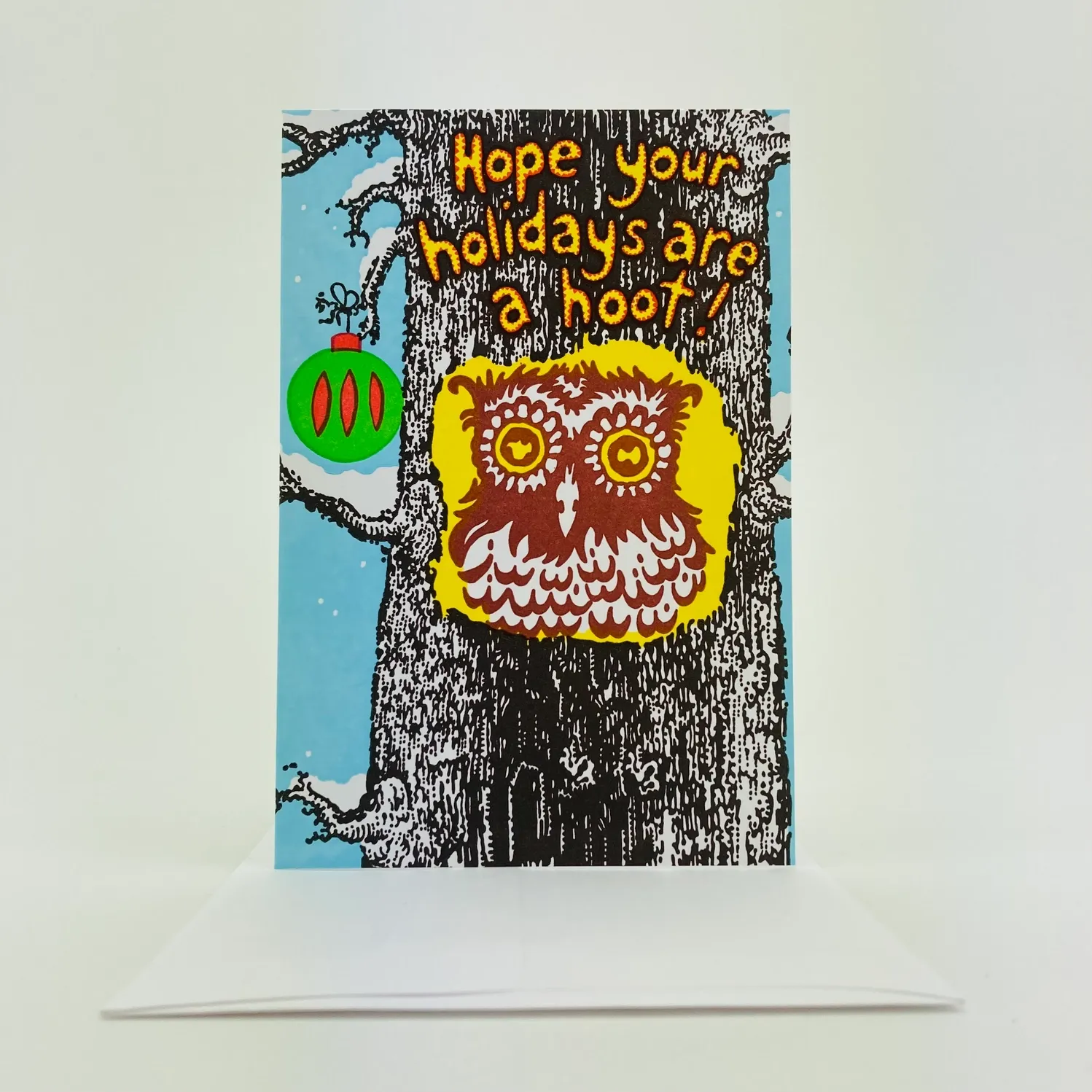 Hope Your Holidays Are A Hoot! Letterpress Cards (box of 6)