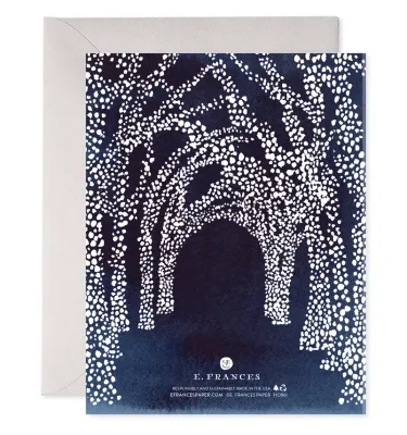 E. Frances Paper Starry Lights Holiday Cards (box of 6)