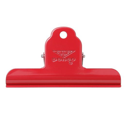 Penco Medium Steel Clip Red