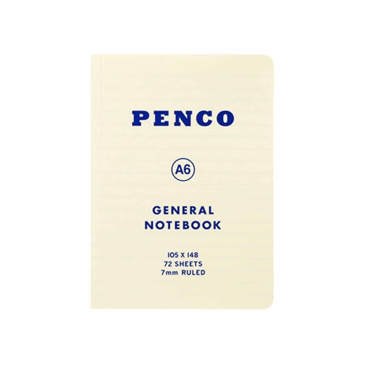 Penco Soft PP Notebook Ruled A6 White