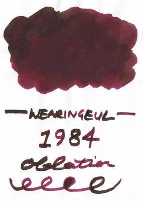Wearingeul 1984 Bottled Ink (30ml)