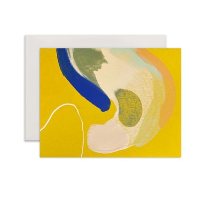 Canary Hand-Painted Stationery Set (box of 6)