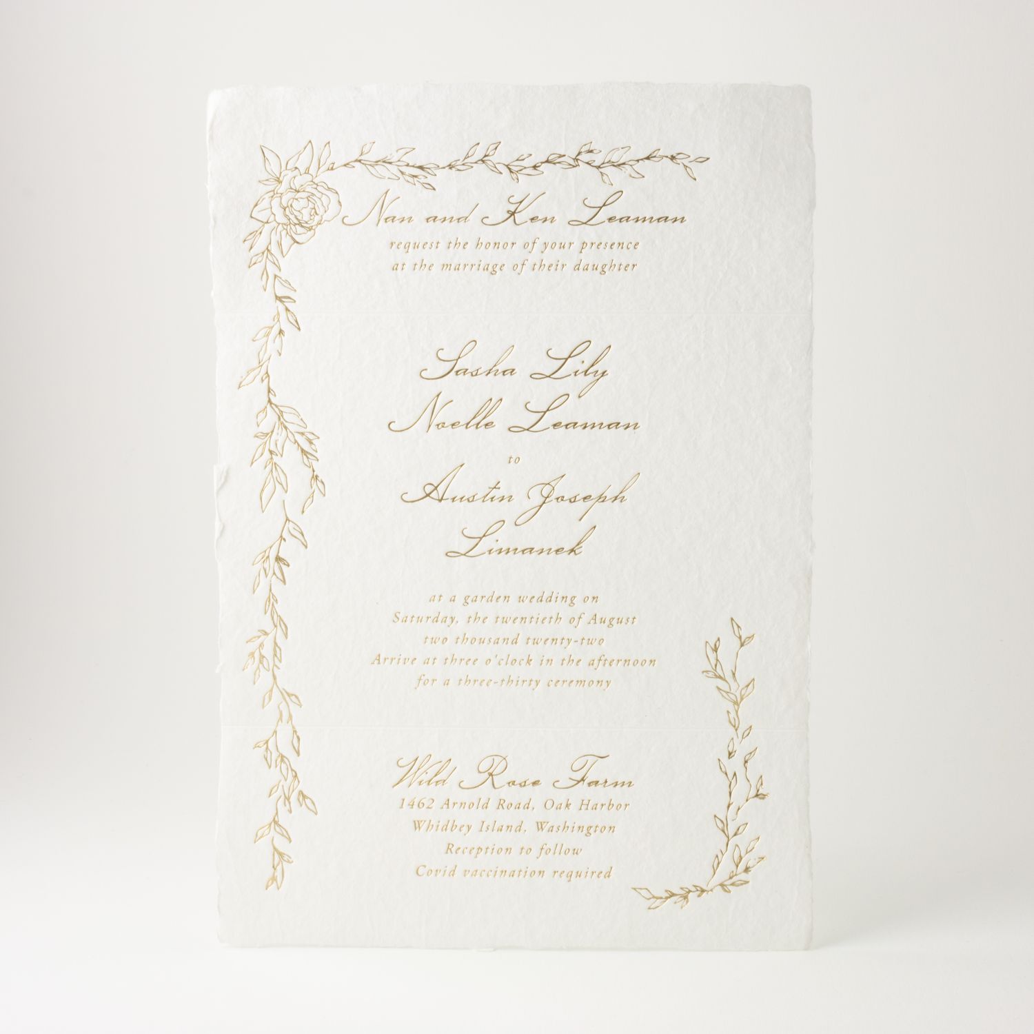 Sasha Wedding Invitation