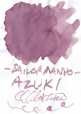 Sailor Manyo Azuki Bottled Ink (50ml)