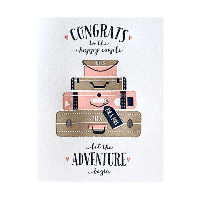Bon Voyage Congrats Card