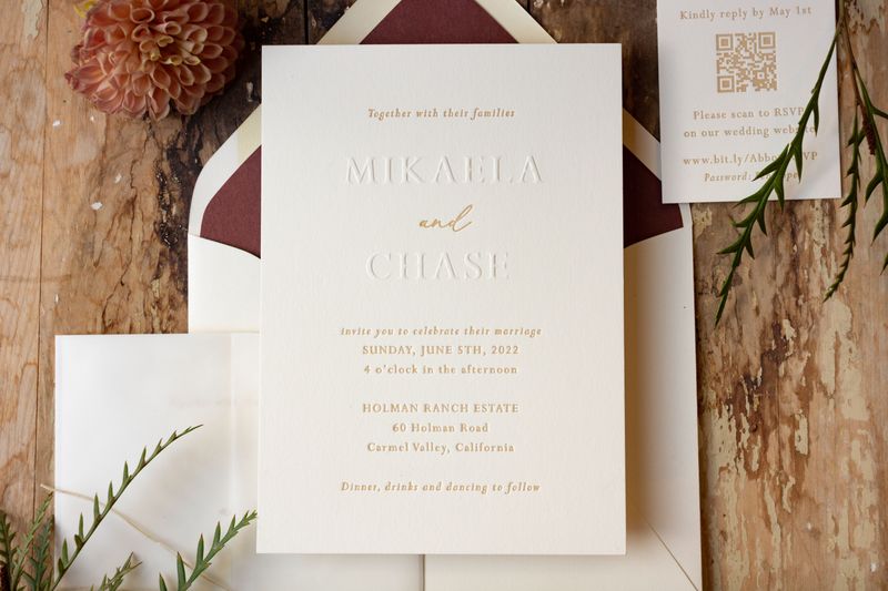 Mikaela Wedding Invitation