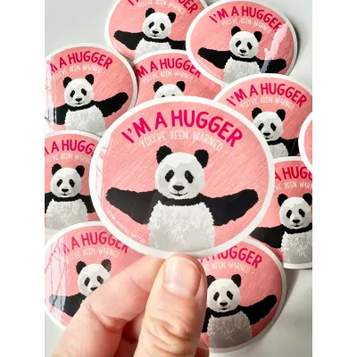 Hugger Sticker
