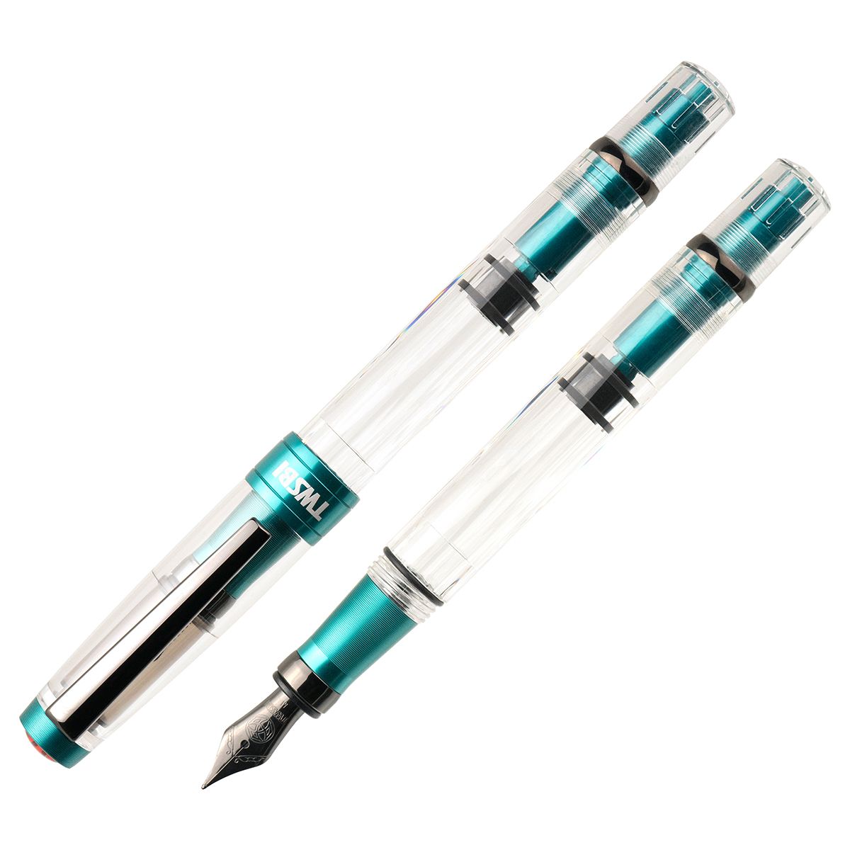 TWSBI Diamond 580ALR Caribbean with Onyx Fountain Pen