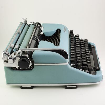Olympia SM-3 Blue Vintage Typewriter (1961)