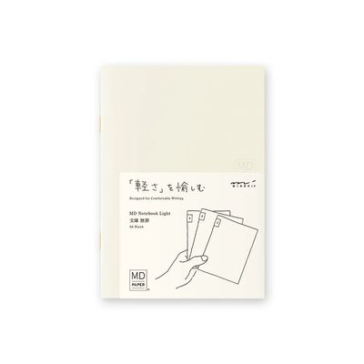 Midori MD Notebook Light A6 Blank - Set of 3