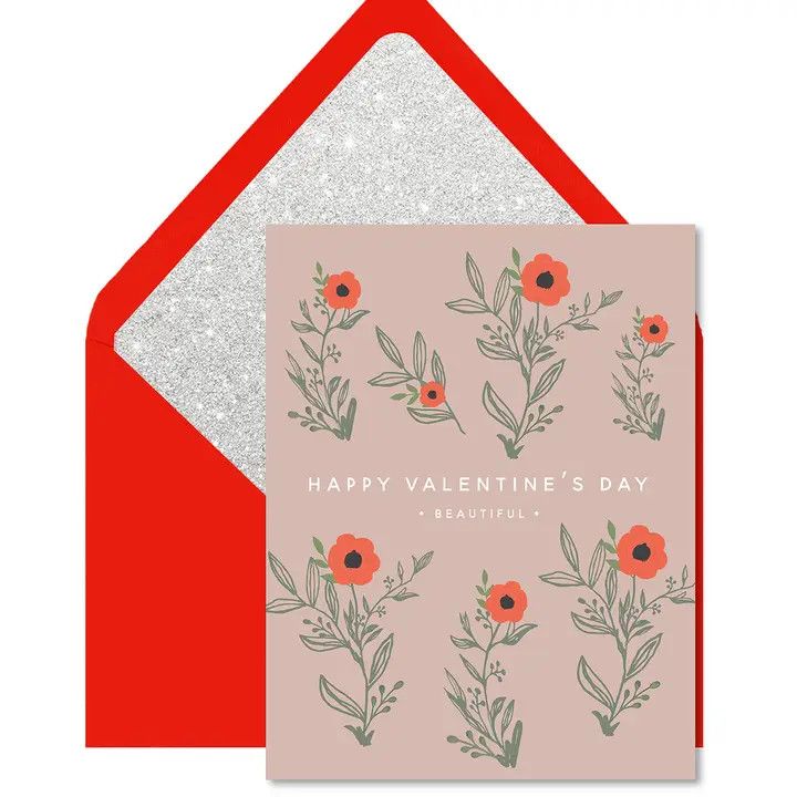 Valentine's Garden Greeting Card