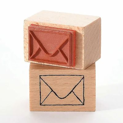 Envelope Rubber Stamp