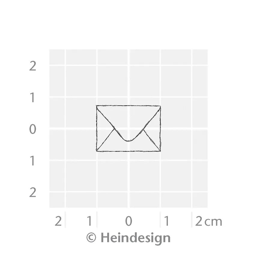 Envelope Rubber Stamp