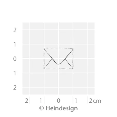 Envelope Rubber Stamp