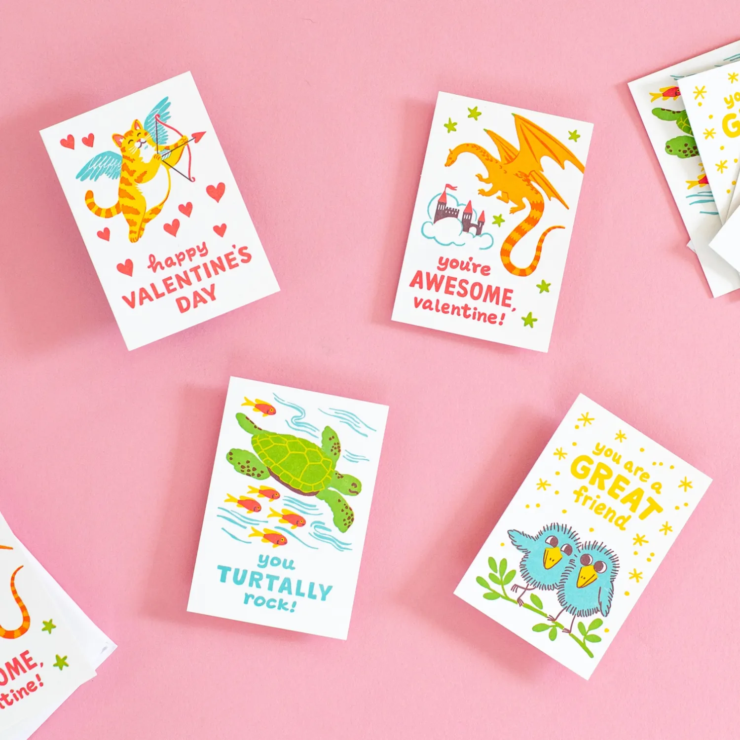 Mini Critter Valentines Boxed Note Cards (box of 16)