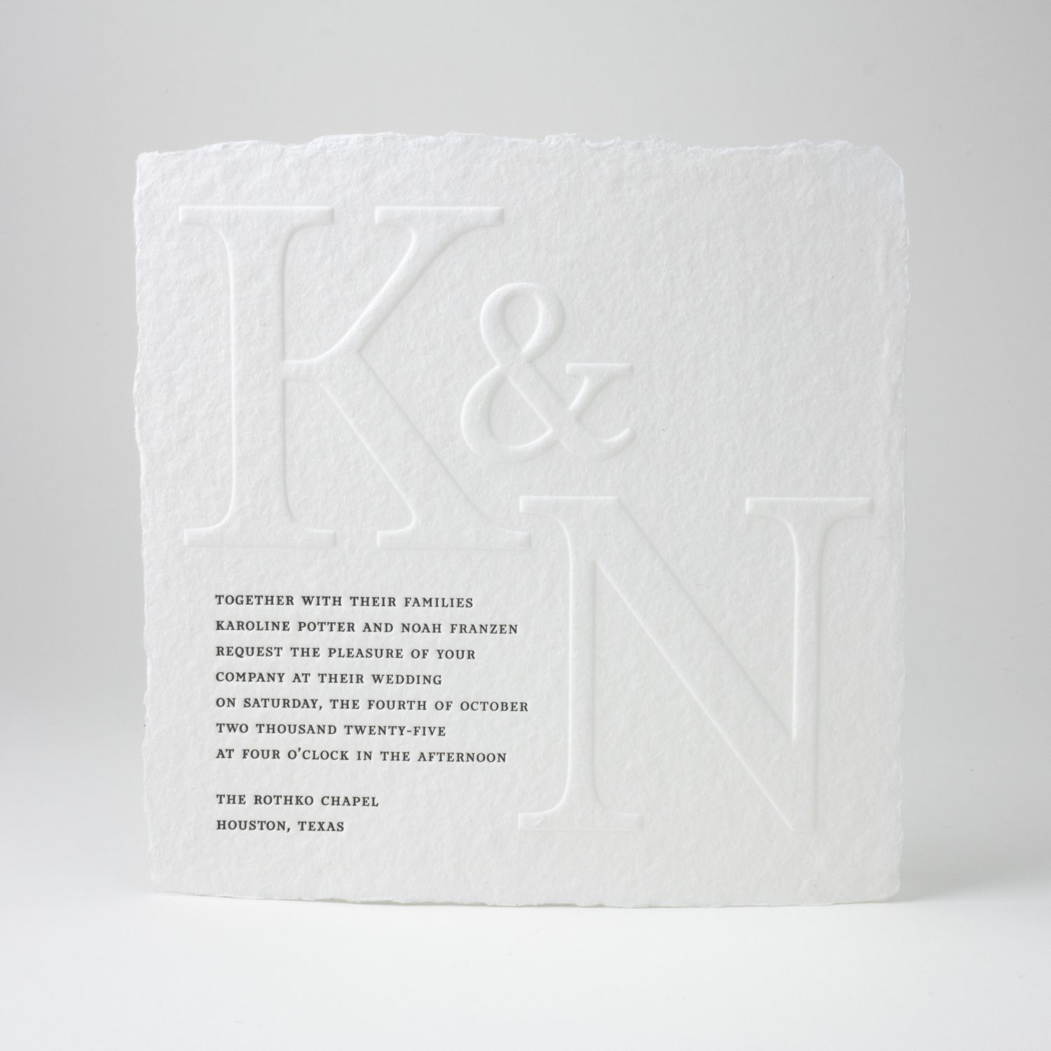 Roma Wedding Invitation