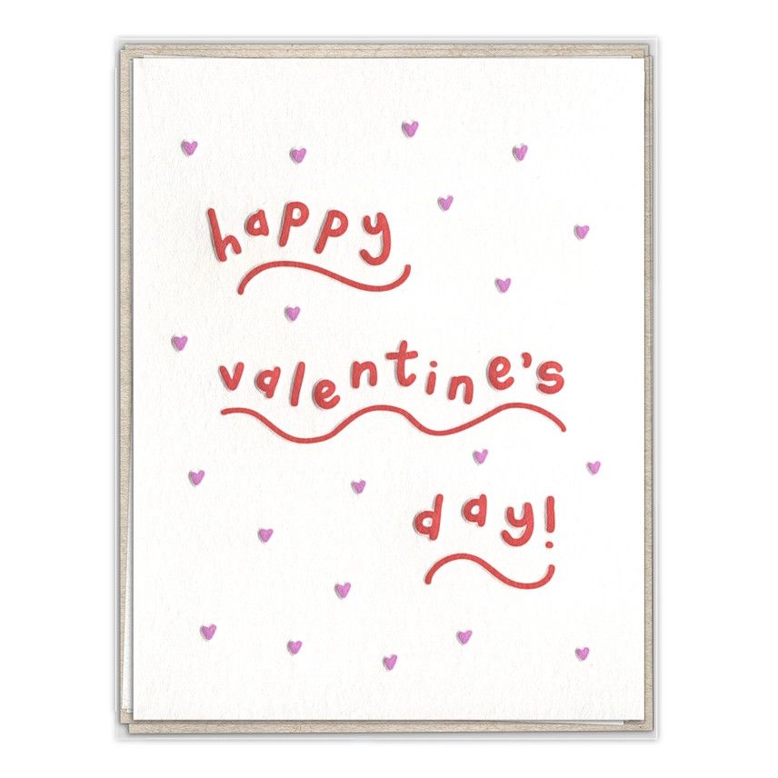 Happy Valentine's Day Squiggle Cards (Box of six)