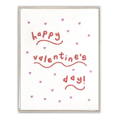 Happy Valentine's Day Squiggle Cards (Box of six)