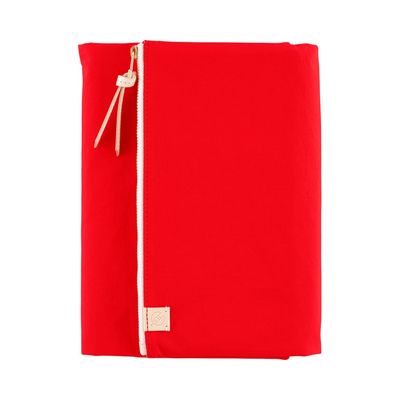 Hobonichi A5 Cousin Cover Tragen: Red