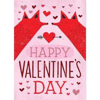 Foxy Valentine Card