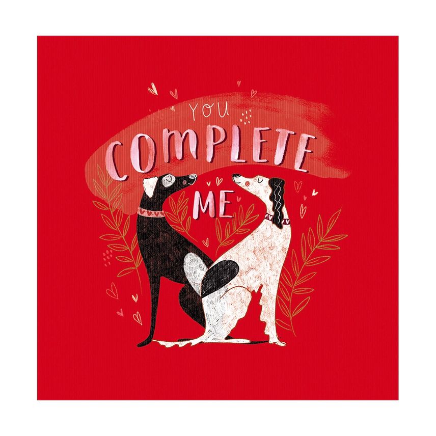 You Complete Me Valentine's Card