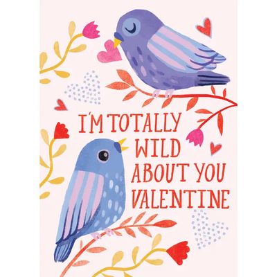 Wild About You Valentine Card