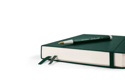 Leuchtturm1917 A5 Medium 411pg Hardcover Notebook - Forest Green, Ruled