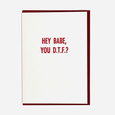 DTF Letterpress Greeting Card