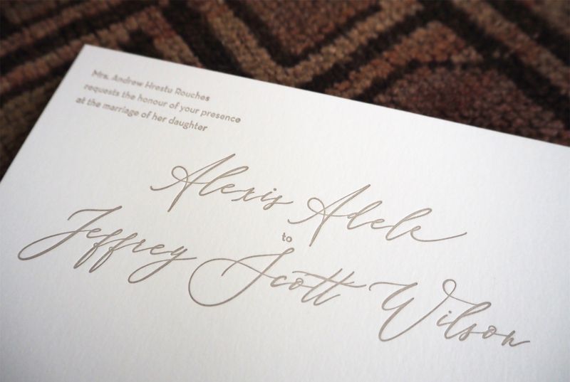 Adele Wedding Invitation