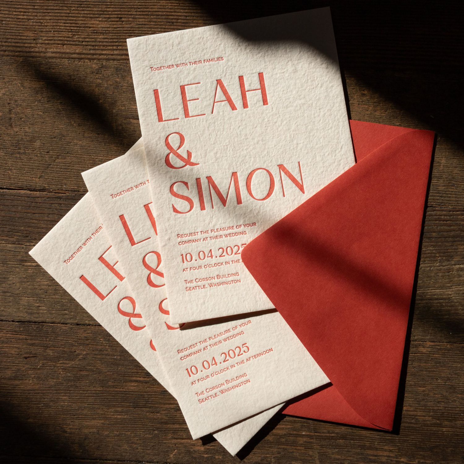 Leah Wedding Invitation
