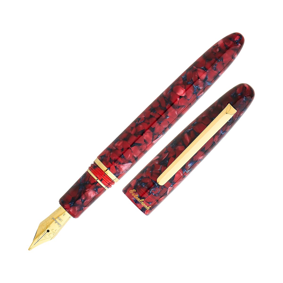 Esterbrook Estie Scarlet Gold Fountain Pen, Nib Size: Medium